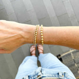 Ribbed Bead Bracelet