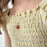 Strawberry Charm Necklace (Kids)