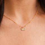 Satellite Initial Necklace