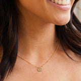 Satellite Initial Necklace