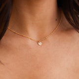 Satellite Initial Necklace