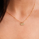 Satellite Initial Necklace