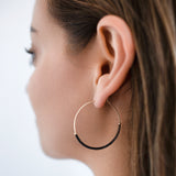 Half Moon Hoops - 14k Gold Filled