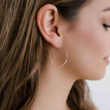 Half Moon Hoops - 14k Gold Filled