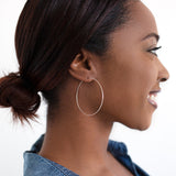 Sterling Silver Everyday Minimalist Hoops