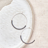 Half Moon Hoops - Sterling Silver
