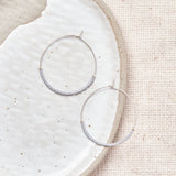 Half Moon Hoops - Sterling Silver