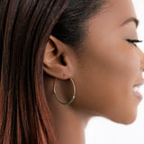 Half Moon Hoops - Sterling Silver