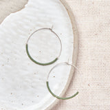 Half Moon Hoops - Sterling Silver