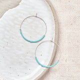 Half Moon Hoops - Sterling Silver