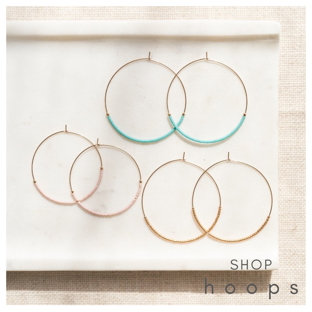 14k Gold Filled & Sterling Silver Hoops Collection
