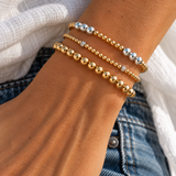 Two Tone Bracelet Stack