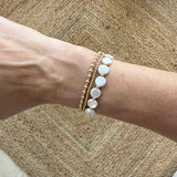 Halo Pearl Bracelet