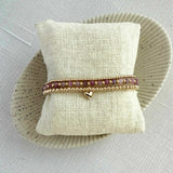 I Love You Bracelet Stack