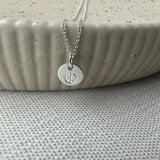 Stamped Symbol Necklace