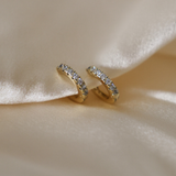 Micro Mini Pave Hoops