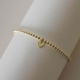 Heart Charm Bracelet