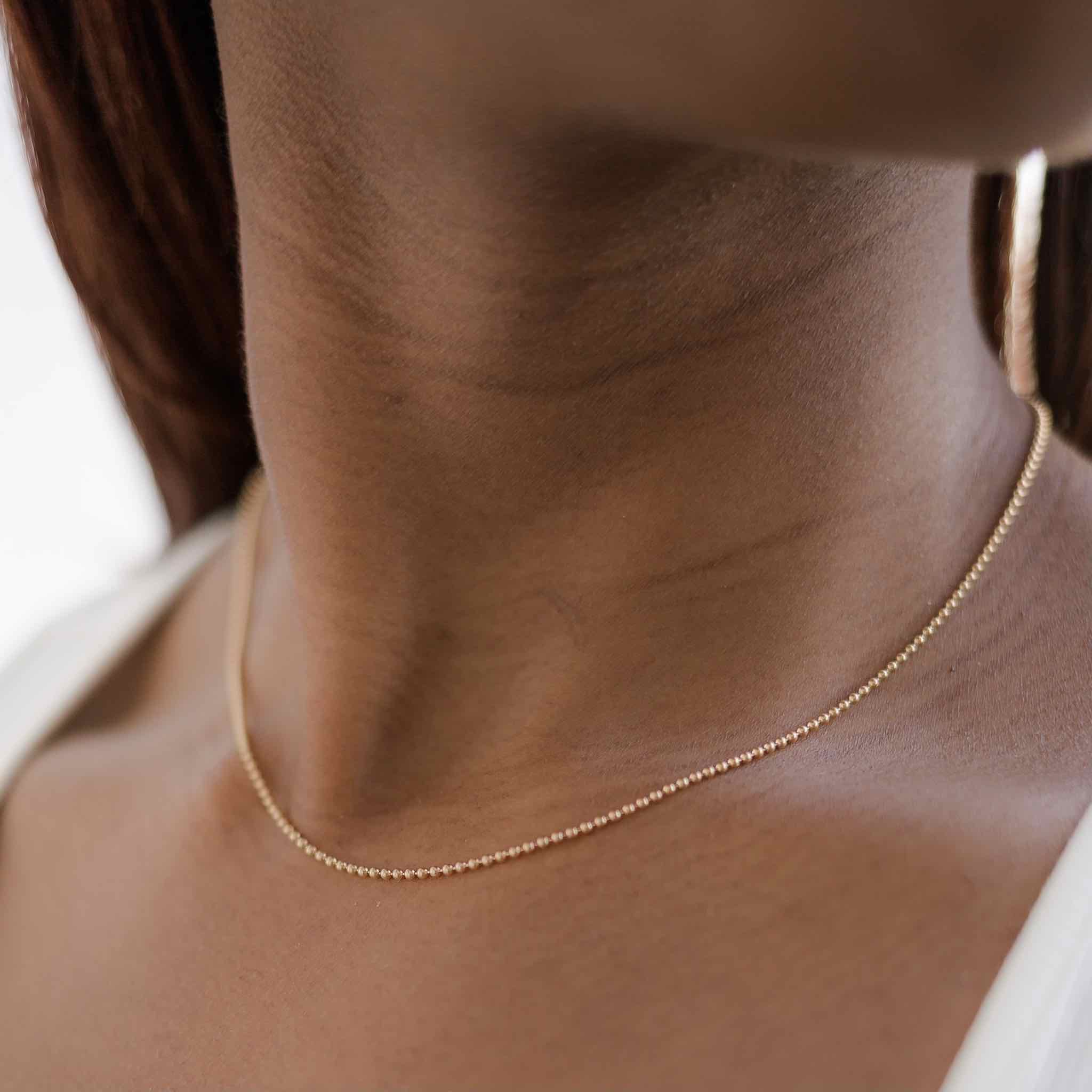Cable Chain Simple Necklaces for Women, Thin Gold Necklace Silver or Rose,  Dainty Necklace, Long Necklace, Gold Chain the Silver Wren - Etsy