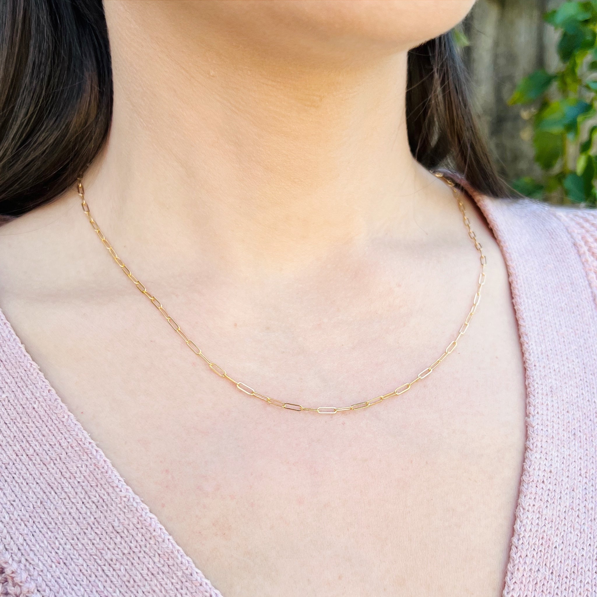 Paperclip Chain Necklace – Hayden B. Jewelry