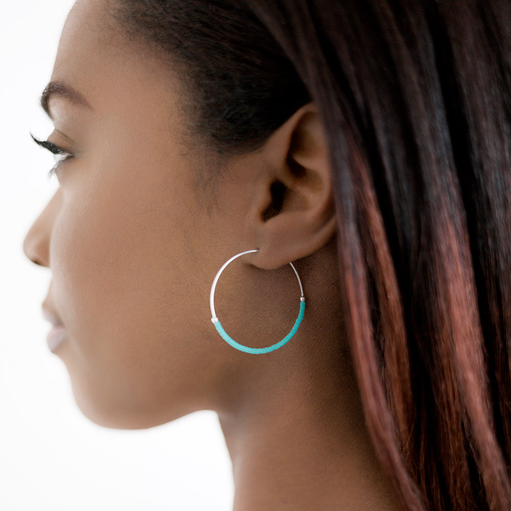 Half moon hoops clearance