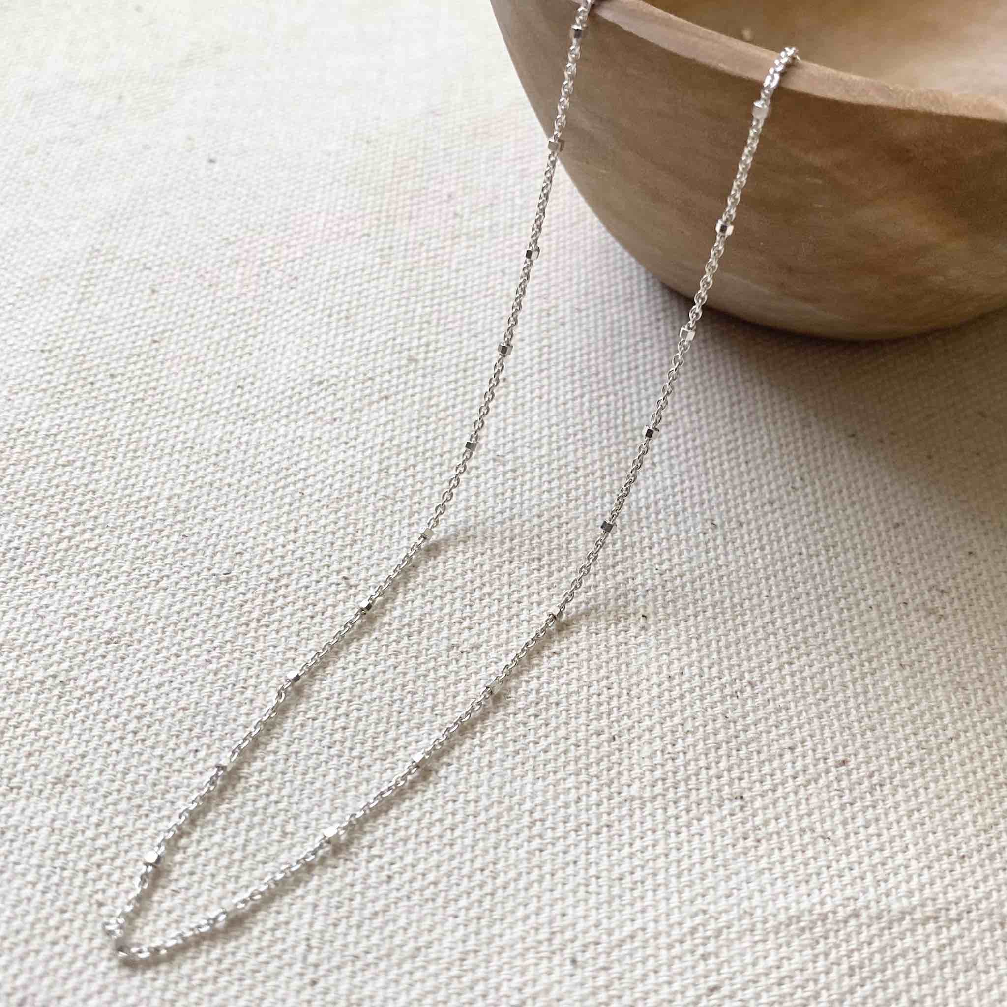 Satellite Chain Necklace - Sterling Silver