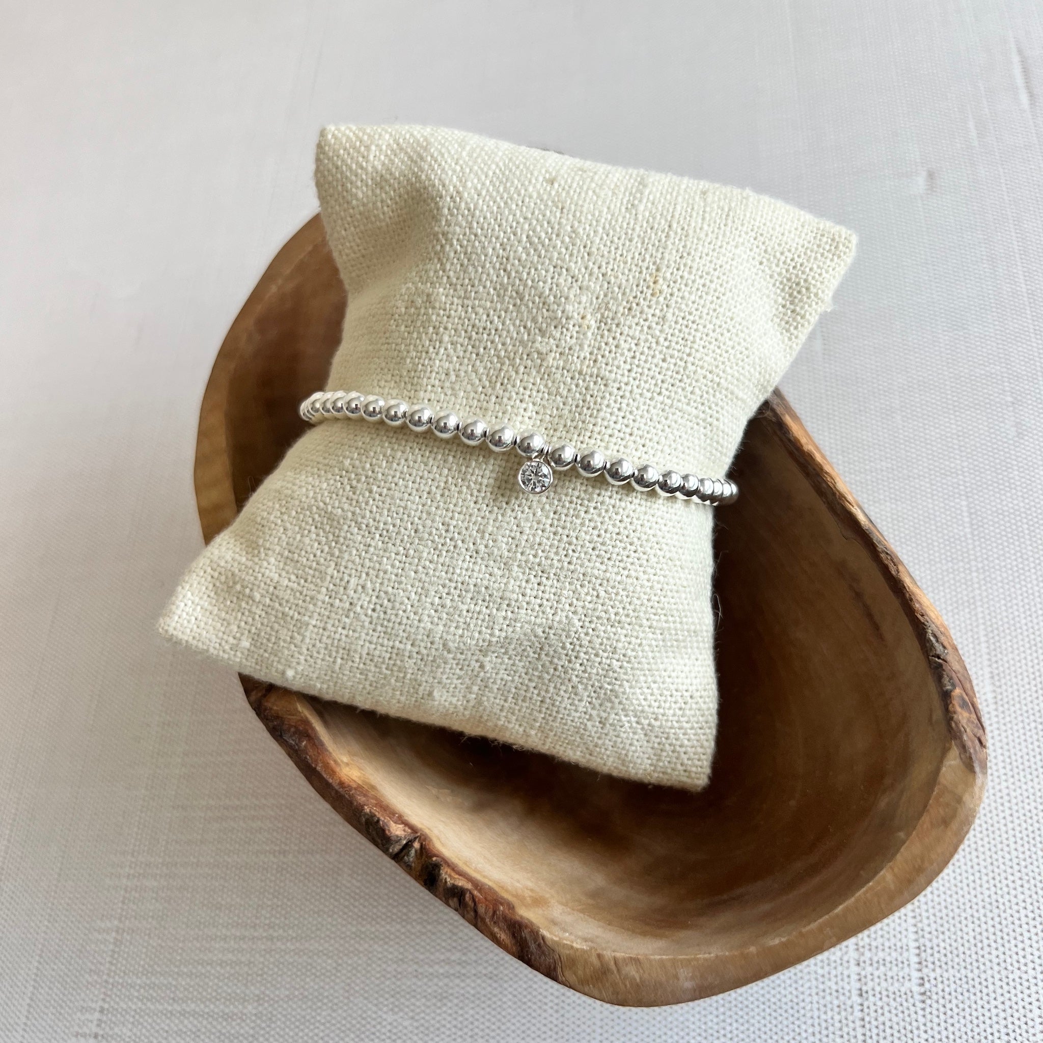 Halo Pearl Bracelet